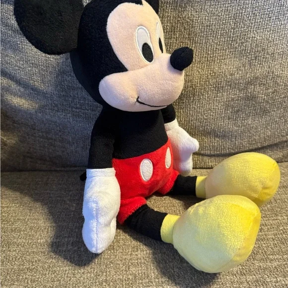 Disney Mickey Mouse Plush Toy - Black, Red, Yellow - Picture 2 of 6